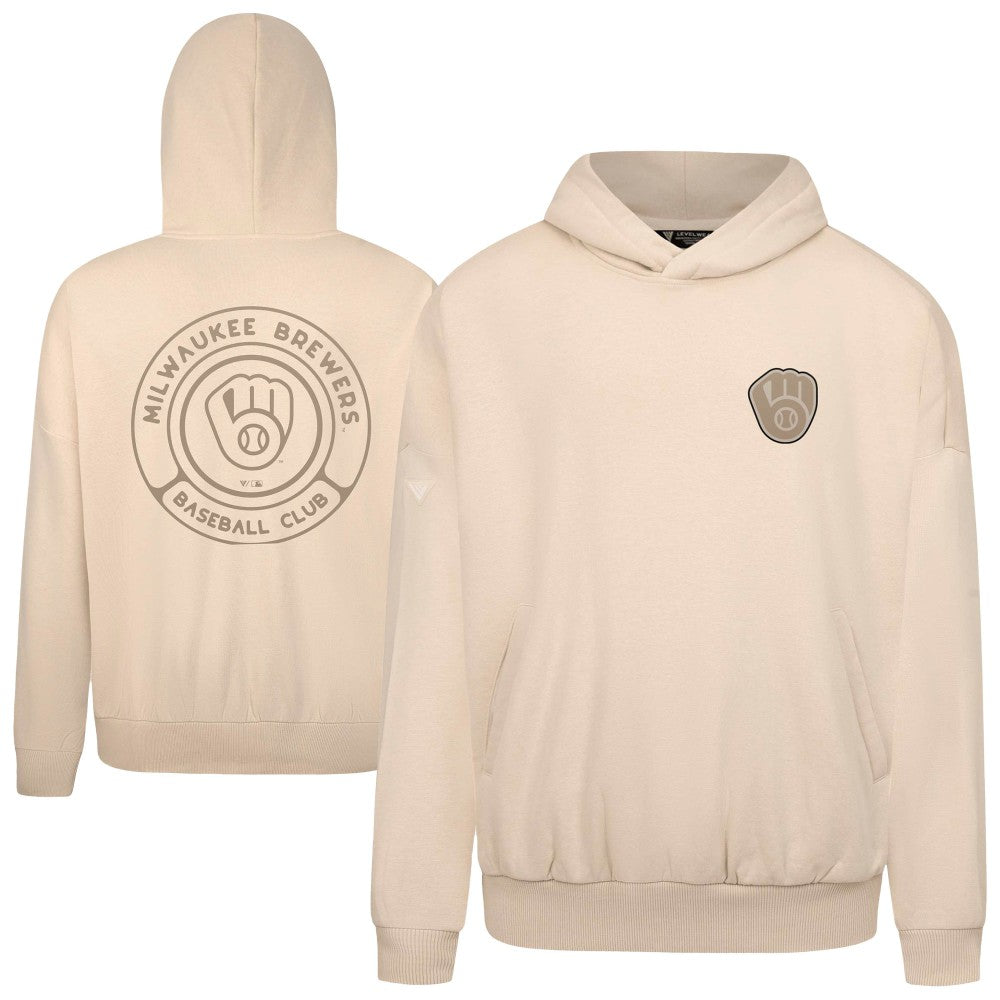 Milwaukee Brewers Levelwear Contact Oversized Pullover Hoodie for sale