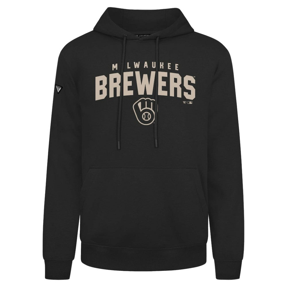 Milwaukee Brewers Levelwear Podium Team Arch Pullover Hoodie Clearance