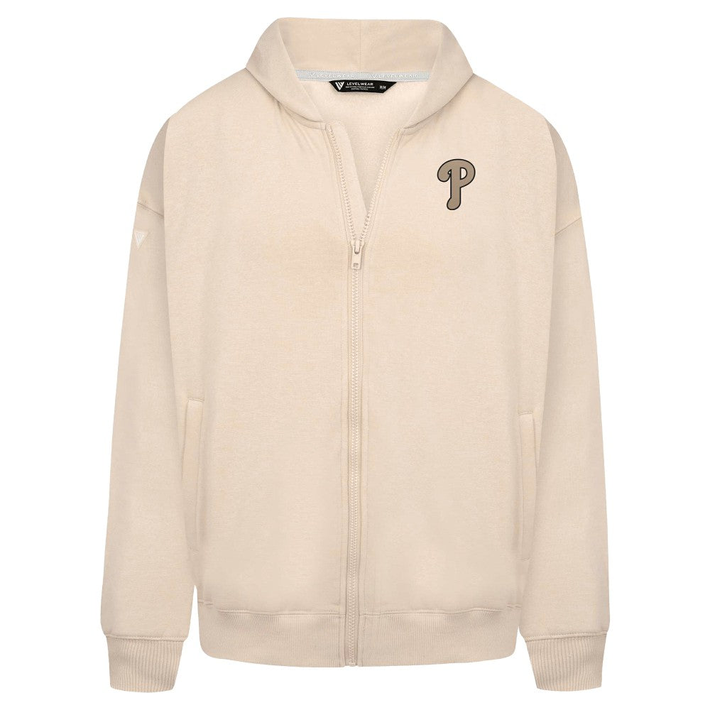 Philadelphia Phillies Levelwear Uphill Oversized Full-Zip Hoodie Online
