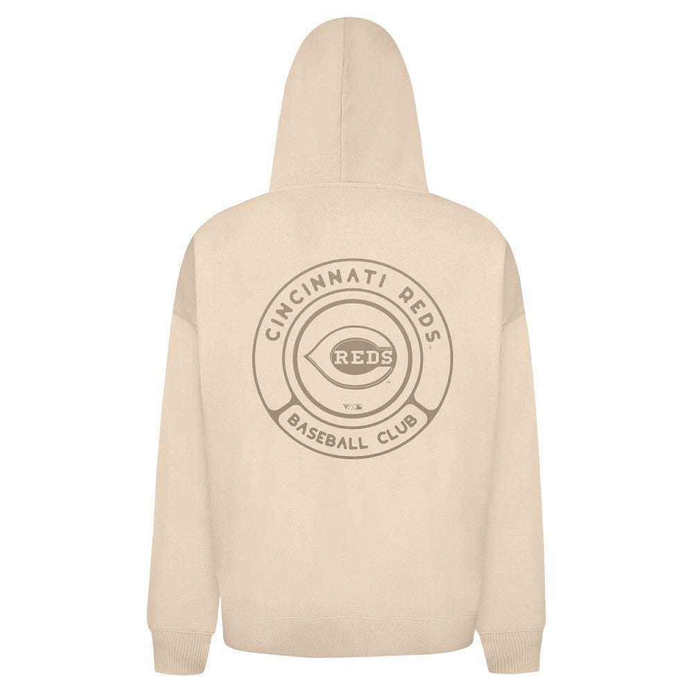 Cincinnati Reds Levelwear Uphill Oversized Full-Zip Hoodie Lifestyle