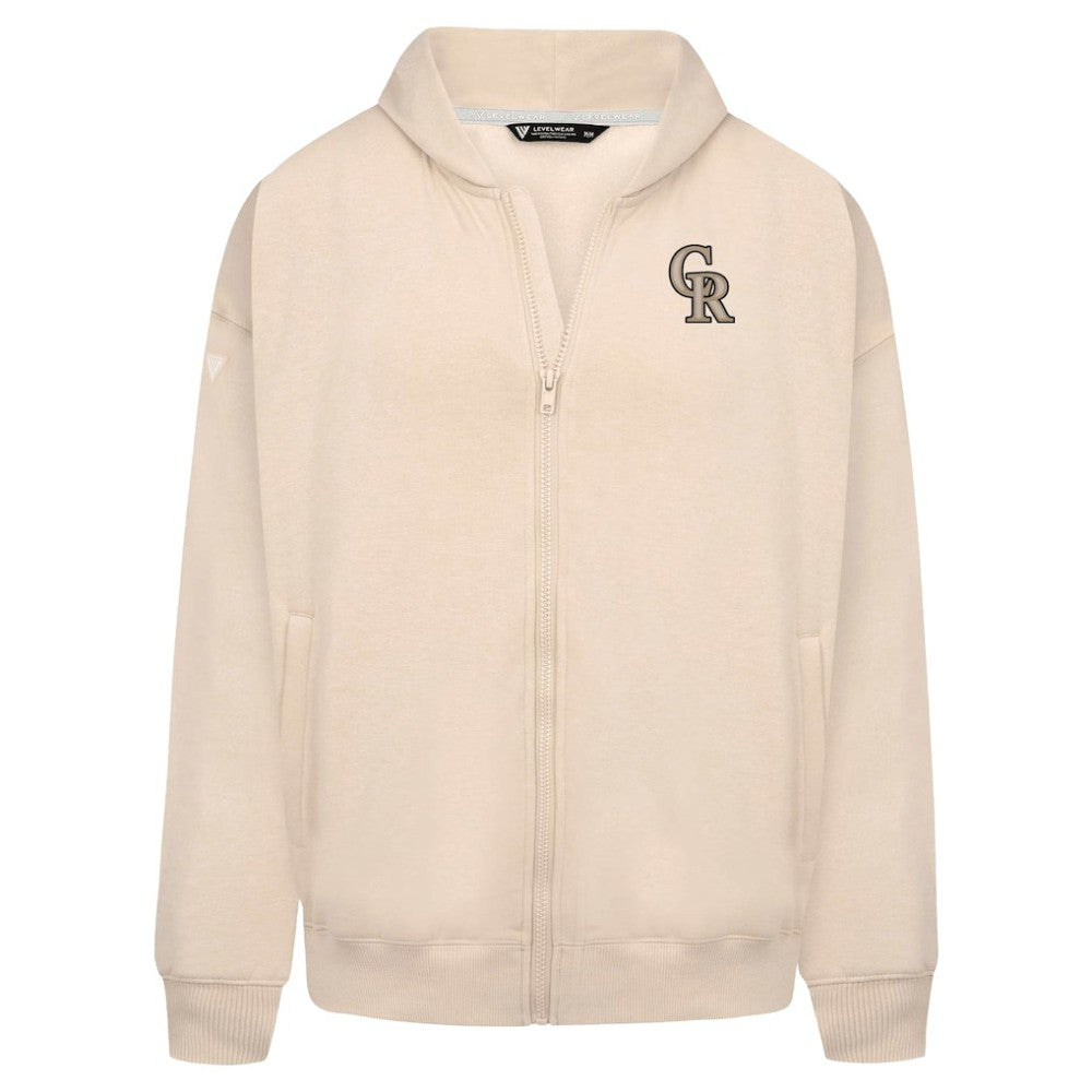 Colorado Rockies Levelwear Uphill Oversized Full-Zip Hoodie Near Me