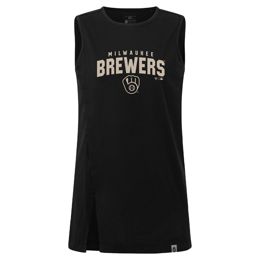 Milwaukee Brewers Levelwear Women's Influx Team Arch Tank Top for sale