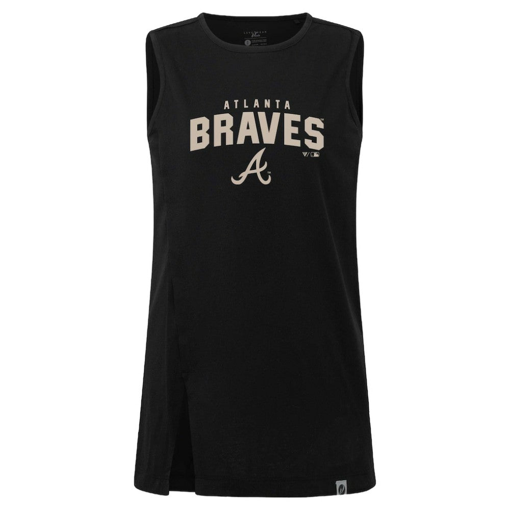 Atlanta Braves Levelwear Women's Influx Team Arch Tank Top Clearance