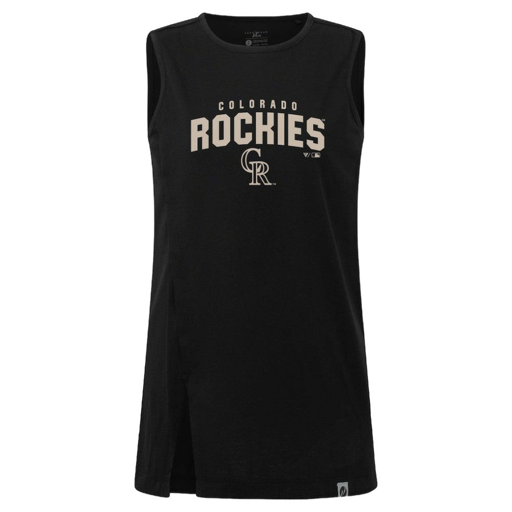 Colorado Rockies Levelwear Women's Influx Team Arch Tank Top for sale