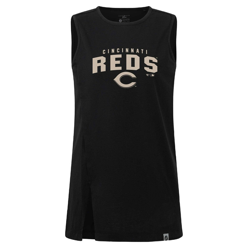 Cincinnati Reds Levelwear Women's Influx Team Arch Tank Top Online