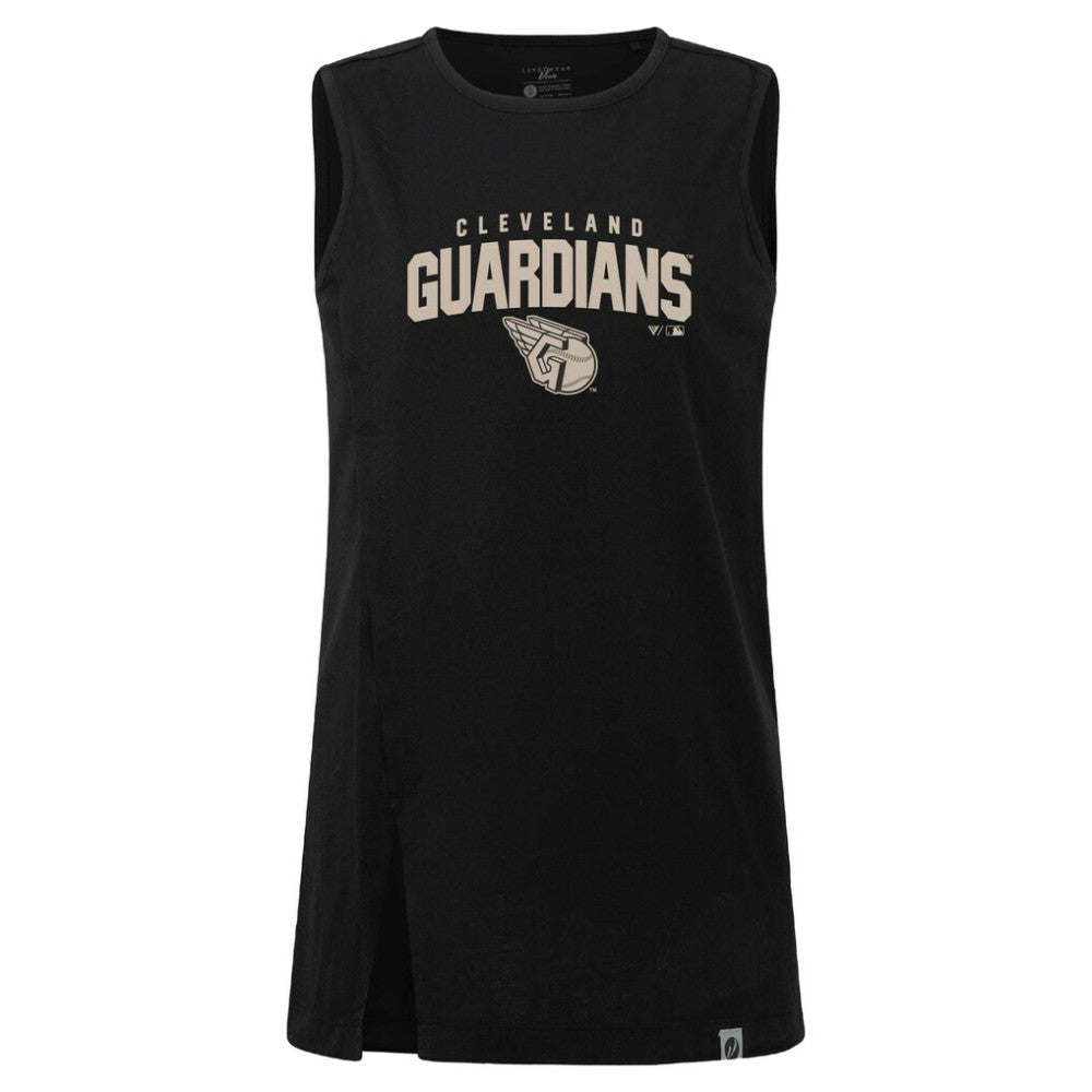 Cleveland Guardians Levelwear Women's Influx Team Arch Tank Top On Sale