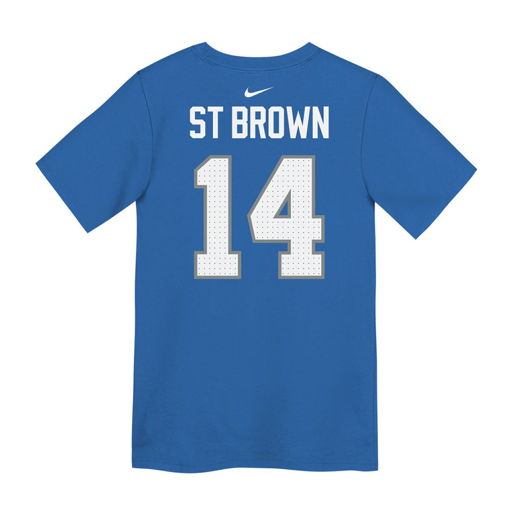Amon-Ra St. Brown Detroit Lions Preschool Player Name & Number T-Shirt Blue - Nike