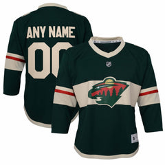 Minnesota Wild - Youth Replica Custom Jersey Green
