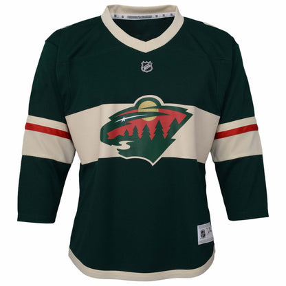 Minnesota Wild Youth Replica Custom Jersey - Green | NHL Jerseys