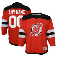 New Jersey Devils - Youth Replica Custom Jersey Red