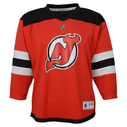 New Jersey Devils Youth Replica Custom Jersey - Red | NHL Jerseys