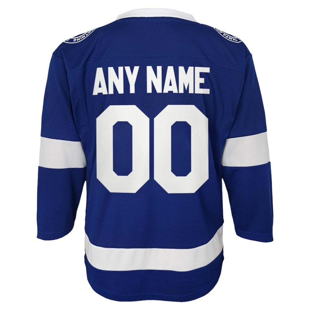 Tampa Bay Lightning - Youth Replica Custom Jersey Blue