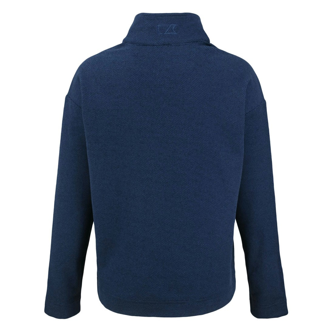 Detroit Lions Cutter & Buck Women's Hunts Point Eco Half-Snap Sweatshirt Navy - NFL