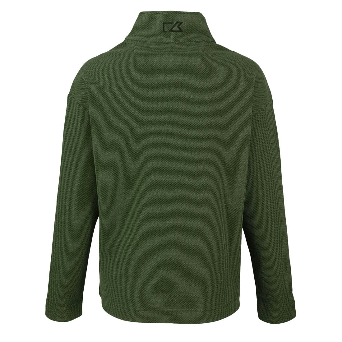 Green Bay Packers Cutter & Buck Women's Hunts Point Eco Half-Snap Sweatshirt Green - NFL