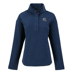New England Patriots Cutter & Buck Women's Hunts Point Eco Half-Snap Sweatshirt Navy - NFL