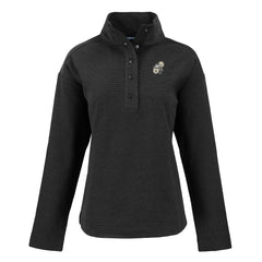 New Orleans Saints Cutter & Buck Women's Hunts Point Eco Half-Snap Sweatshirt Black - NFL
