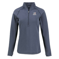 Green Bay Packers Cutter & Buck Women's Americana Peshastin Eco Fleece Recycled Tri-Blend Raglan Half-Zip Jacket Heather Navy - NFL