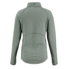 Green Bay Packers Cutter & Buck Women's Peshastin Eco Fleece Recycled Tri-Blend Raglan Half-Zip Jacket Heather Green - NFL