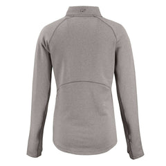 Minnesota Vikings Cutter & Buck Women's Peshastin Eco Fleece Recycled Tri-Blend Raglan Half-Zip Jacket Heather Gray - NFL