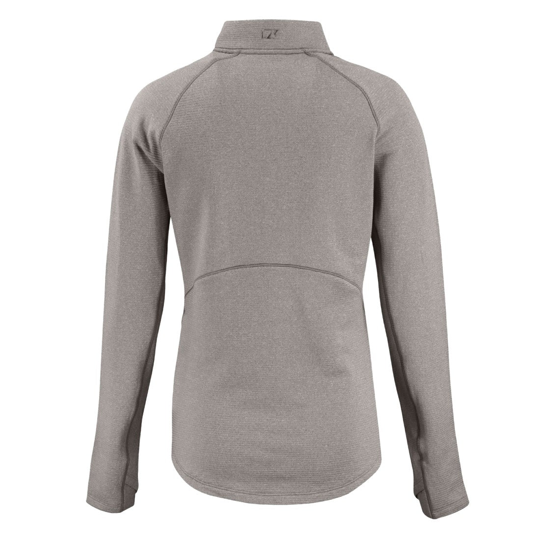 Tampa Bay Buccaneers Cutter & Buck Women's Peshastin Eco Fleece Recycled Tri-Blend Raglan Half-Zip Jacket Heather Gray - NFL