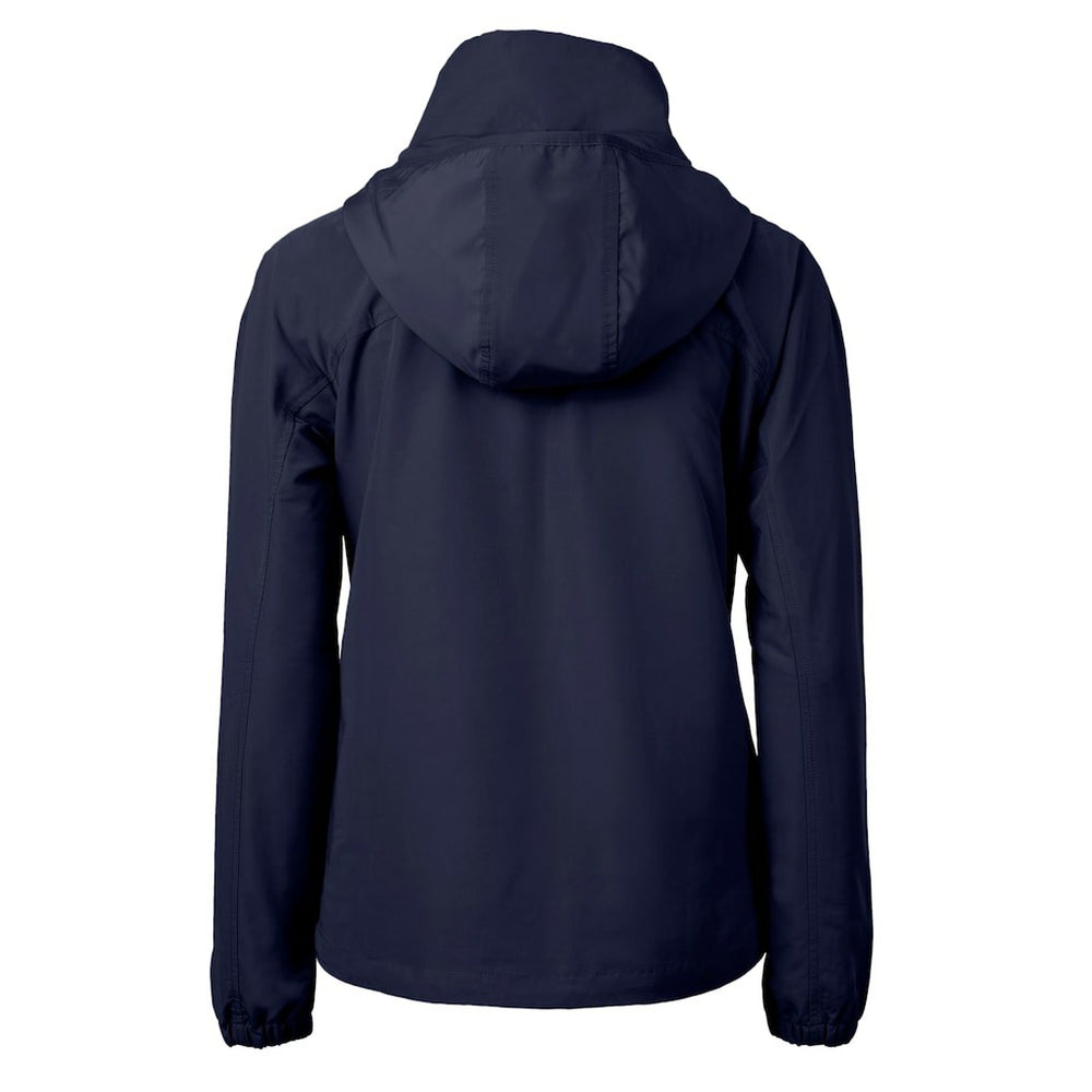 Buffalo Bills Cutter & Buck Women's Charter Eco Recycled Half-Zip Hooded Anorak Jacket Navy - NFL