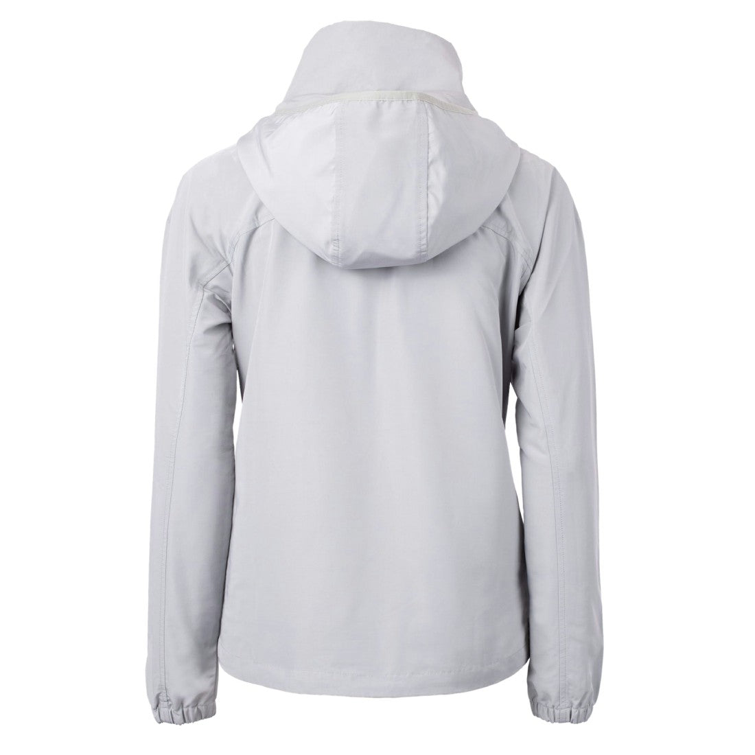 Denver Broncos Cutter & Buck Women's Charter Eco Recycled Half-Zip Hooded Anorak Jacket Gray - NFL