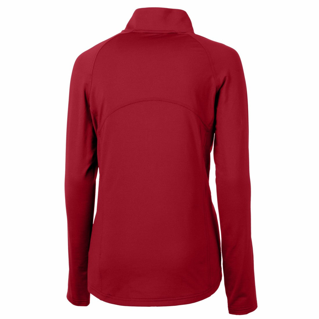 Tampa Bay Buccaneers Cutter & Buck Women's Historical Adapt Eco Knit Stretch Recycled Raglan Half-Zip Top Red - NFL