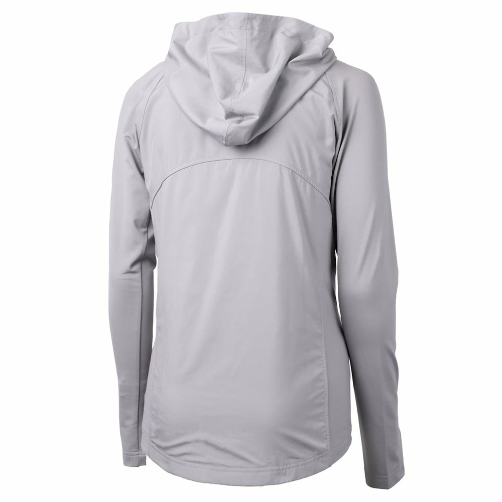 Washington Commanders Cutter & Buck Women's Primary Adapt Eco Knit Hybrid Recycled Full-Zip Jacket Gray - NFL