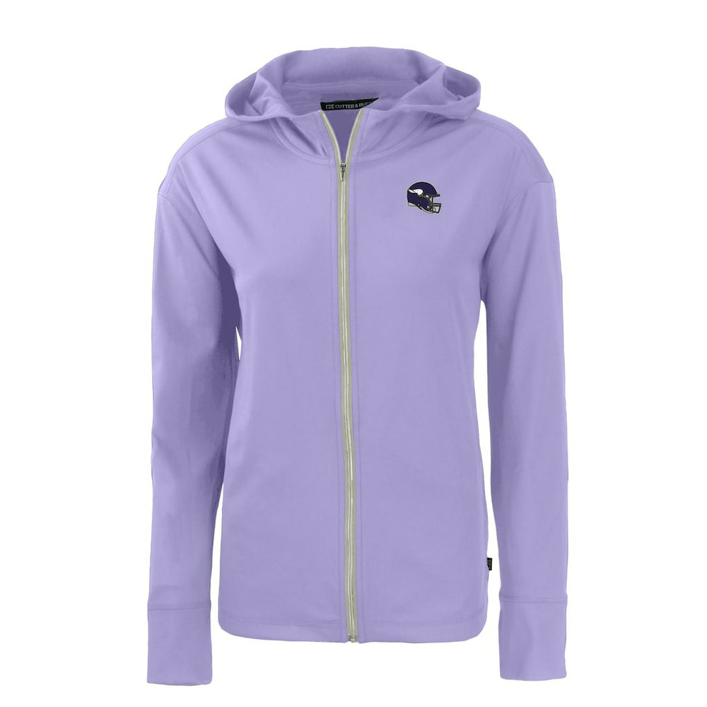 Minnesota Vikings Cutter & Buck Women's Daybreak Eco Recycled Full-Zip Hoodie Jacket Purple - NFL