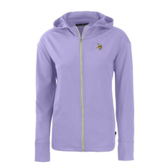 Minnesota Vikings Cutter & Buck Women's Daybreak Eco Recycled Full-Zip Hoodie Jacket Purple - NFL