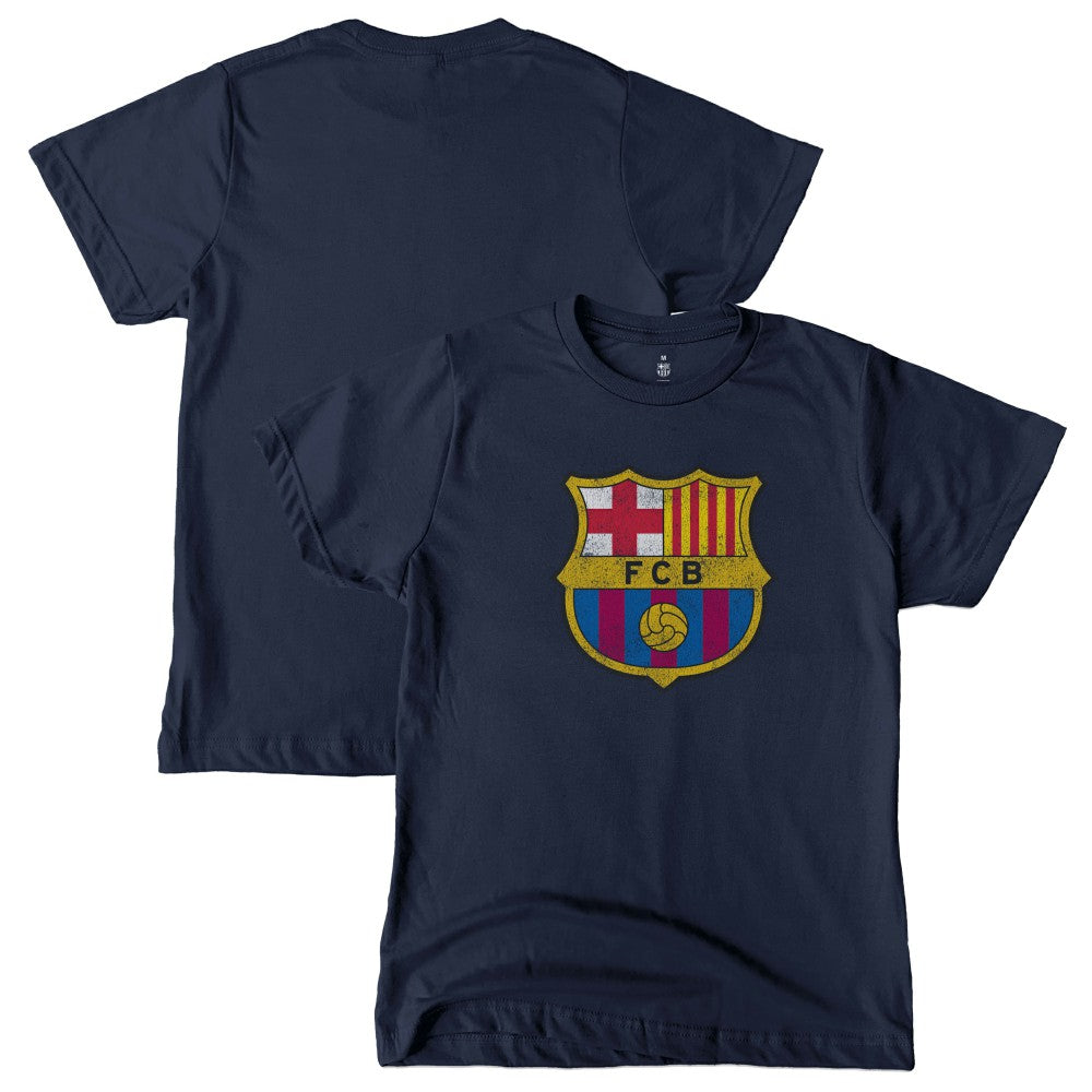 Barcelona 1863FC Youth Color Badge T-Shirts - Navy
