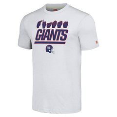 New York Giants Homage Unisex The NFL ASL Collection by Love Sign American Sign Language T-Shirt Ash - NFL