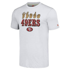 San Francisco 49ers Homage Unisex The NFL ASL Collection by Love Sign American Sign Language T-Shirt Ash - NFL