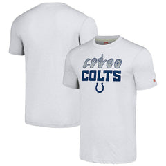 Indianapolis Colts Homage Unisex The NFL ASL Collection by Love Sign American Sign Language T-Shirt Ash - NFL