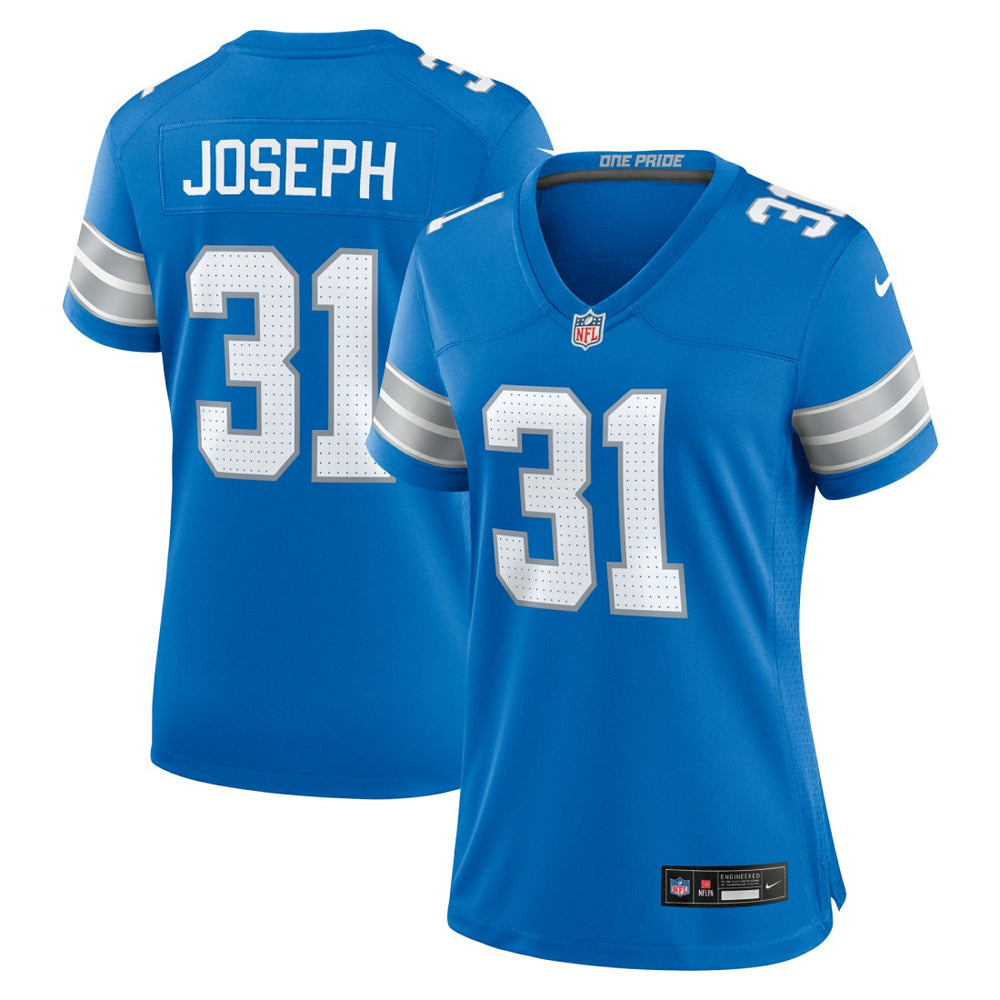 Kerby Joseph Detroit Lions Women's Team Game Jersey Blue - Nike