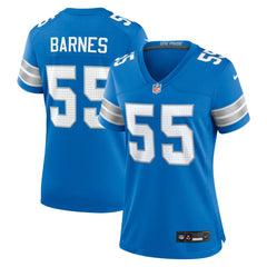 Derrick Barnes Detroit Lions Women's Team Game Jersey Blue - Nike