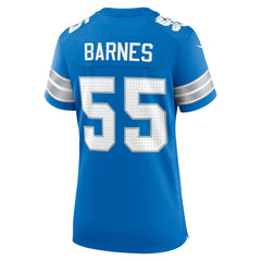 Derrick Barnes Detroit Lions Women's Team Game Jersey Blue - Nike