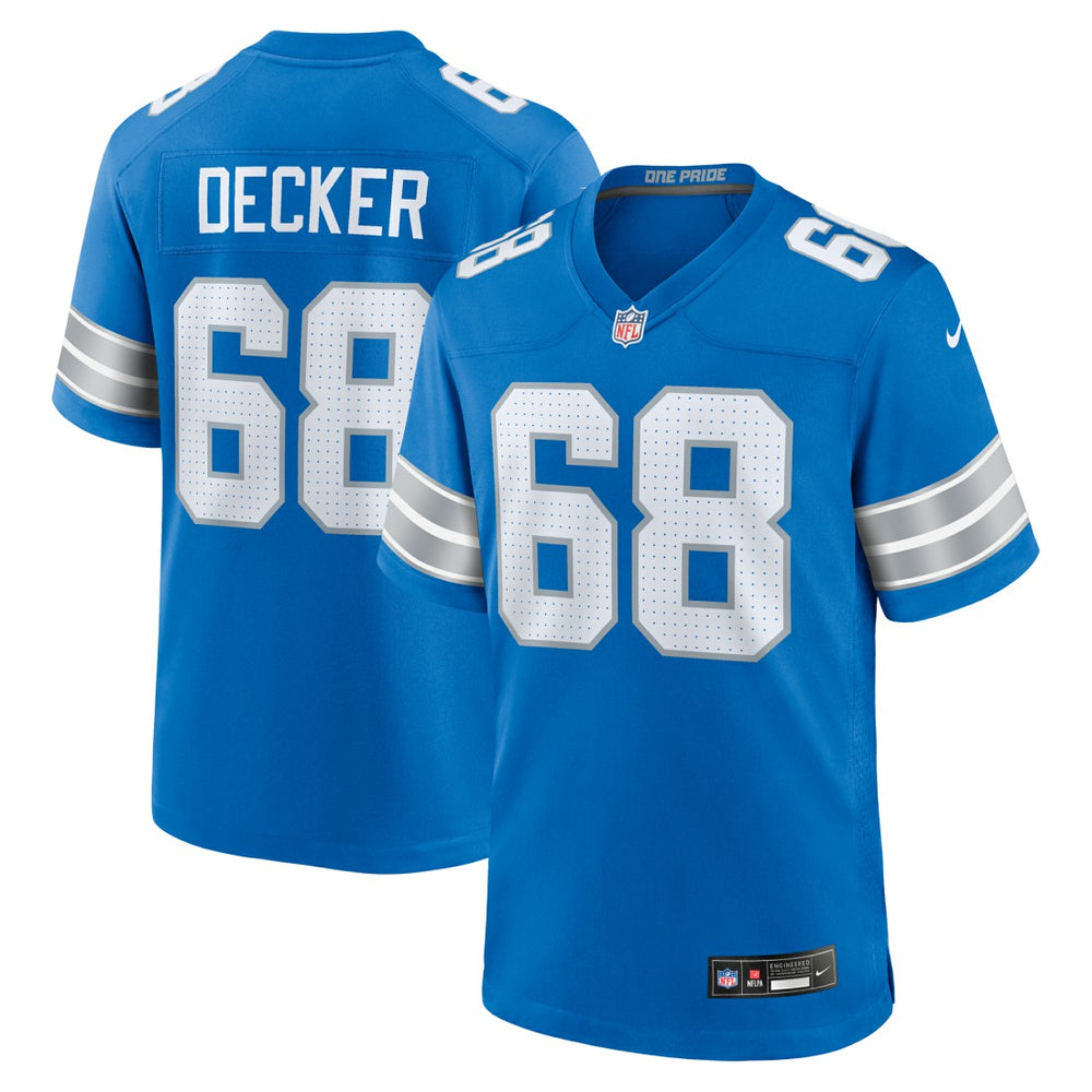 Taylor Decker Detroit Lions Team Game Jersey Blue - Nike