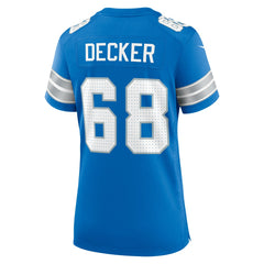Taylor Decker Detroit Lions Women's Team Game Jersey Blue - Nike