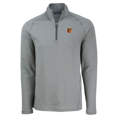 Baltimore Orioles Cutter & Buck Peshastin Eco Fleece Recycled Raglan Quarter-Zip Top Online