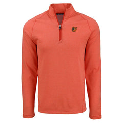 Baltimore Orioles Cutter & Buck Peshastin Eco Fleece Recycled Raglan Quarter-Zip Top Clearance