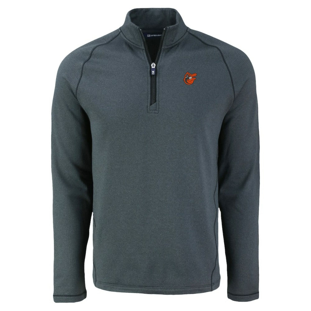 Baltimore Orioles Cutter & Buck Peshastin Eco Fleece Recycled Raglan Quarter-Zip Top Online