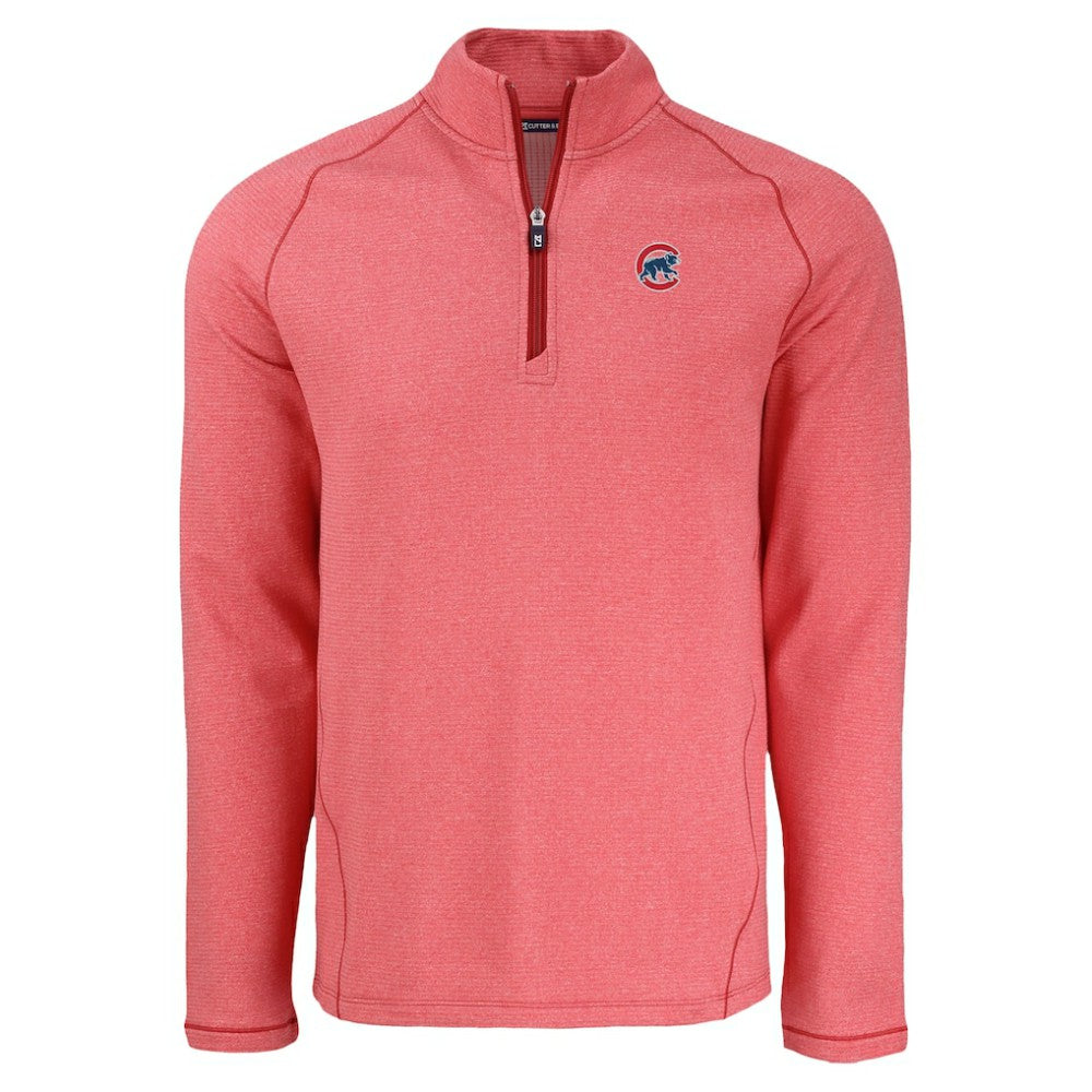 Chicago Cubs Cutter & Buck Peshastin Eco Fleece Recycled Raglan Quarter-Zip Top Near Me