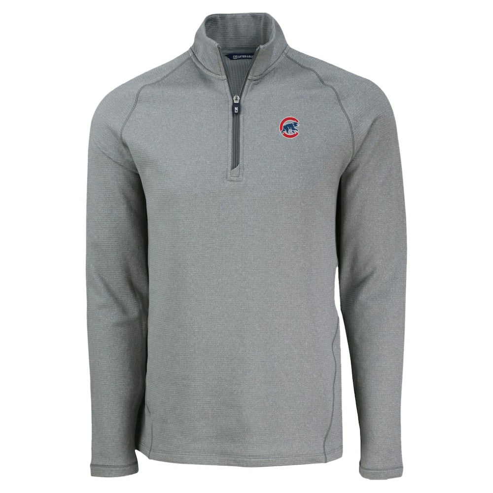 Chicago Cubs Cutter & Buck Peshastin Eco Fleece Recycled Raglan Quarter-Zip Top Near Me