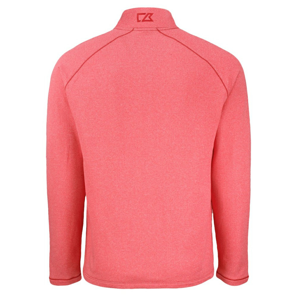 Philadelphia Phillies Cutter & Buck Peshastin Eco Fleece Recycled Raglan Quarter-Zip Top Clearance