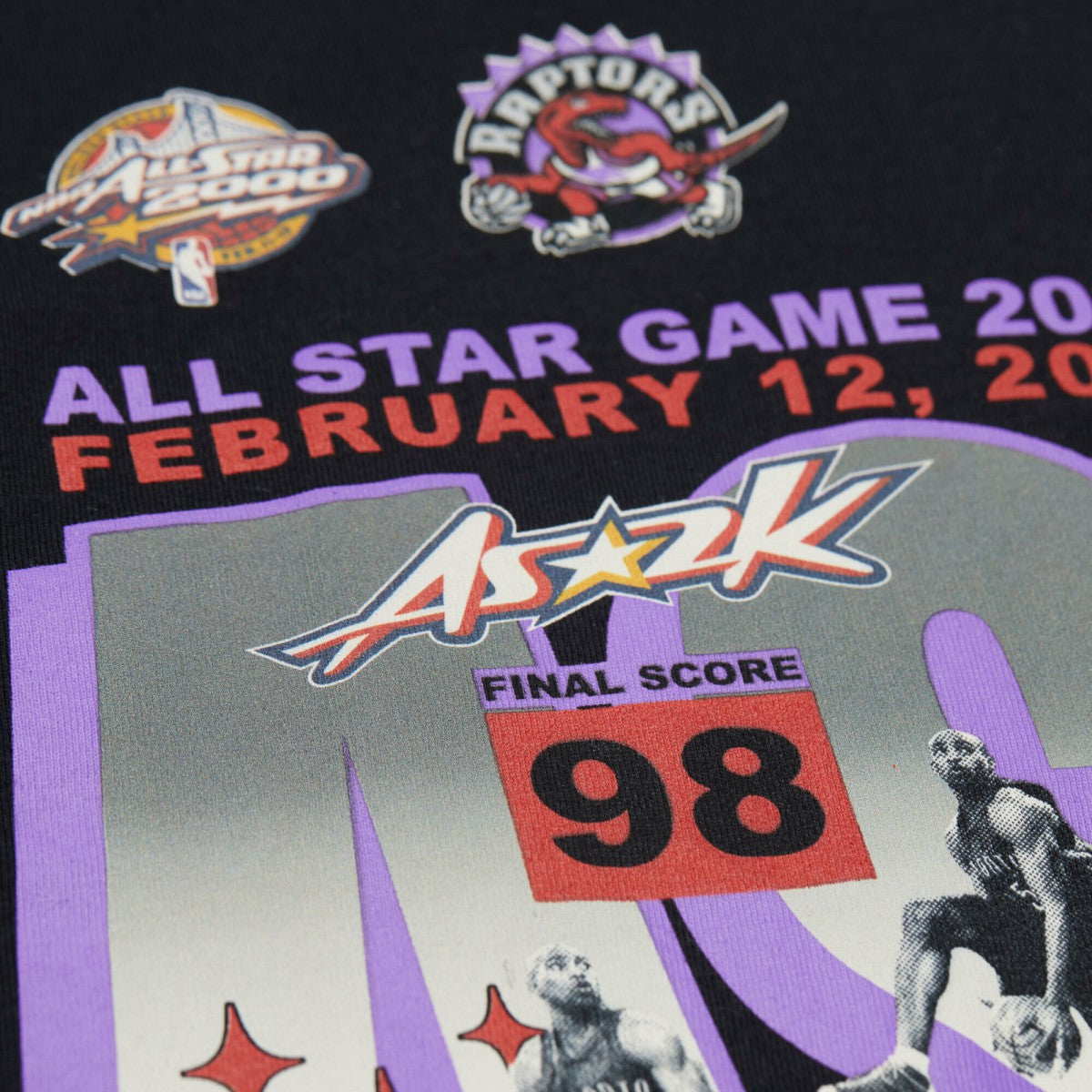 Mitchell & Ness - Vince Carter Toronto Raptors 2000 All-Star Game It's Over T-Shirt - Black