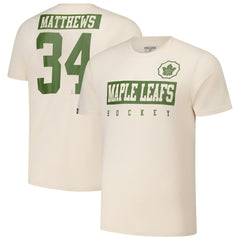 Auston Matthews Toronto Maple Leafs - Levelwear 2024 NHL Military Appreciation Richmond Delta Player Name & Number T-Shirt Khaki