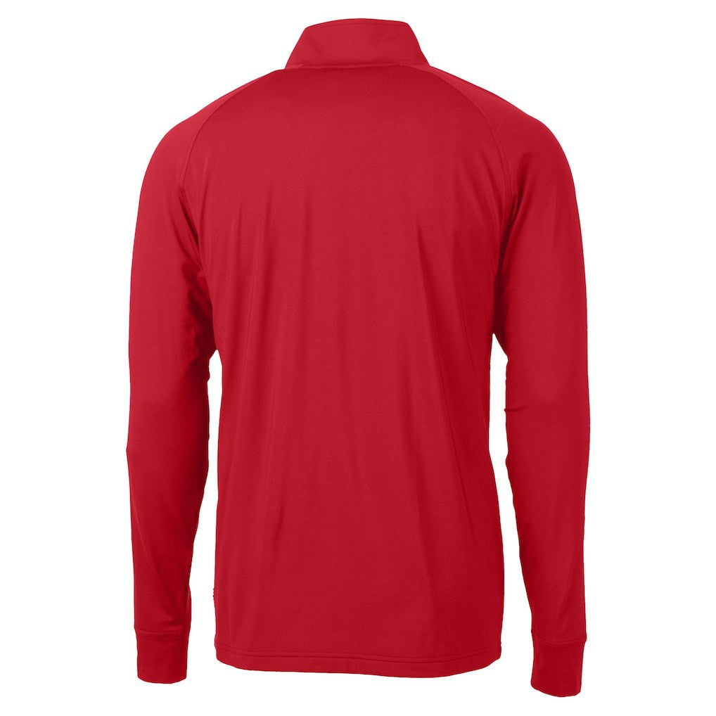 Arizona Cardinals Cutter & Buck Adapt Eco DryTec Raglan Quarter-Zip Jacket Red - NFL