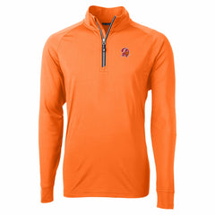 Tampa Bay Buccaneers Cutter & Buck Adapt Eco DryTec Raglan Quarter-Zip Jacket Orange - NFL