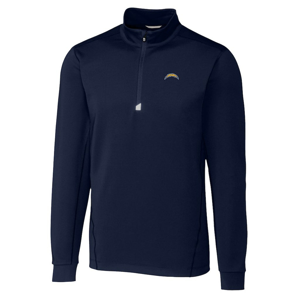 Los Angeles Chargers Cutter & Buck Traverse Stretch Quarter-Zip Top Navy - NFL